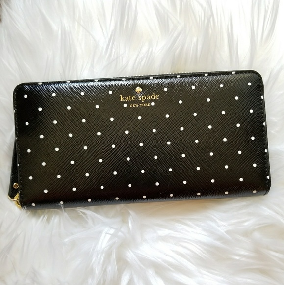 kate spade Handbags - Kate Spade Brooks Drive Polka Dot Lacey Wallet